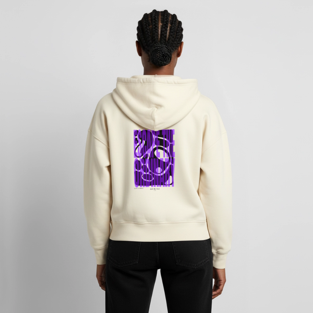 Stanley/Stella Boxy Frauen Bio Zip Hoodie Ida - Natur