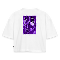 Frauen Premium Oversized Bio Cropped T-Shirt - Weiß