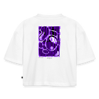 Frauen Premium Oversized Bio Cropped T-Shirt - Weiß