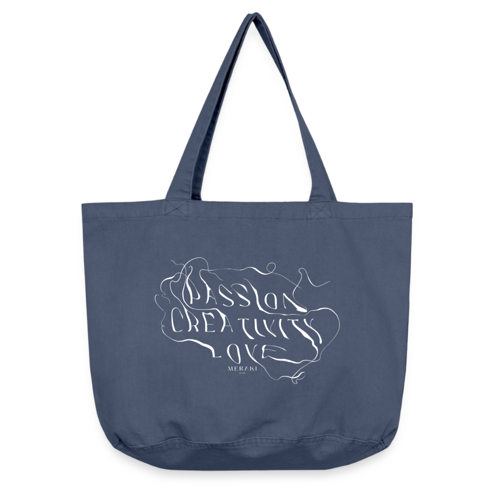 Vintage-Washed Shopper - Vintage Denim