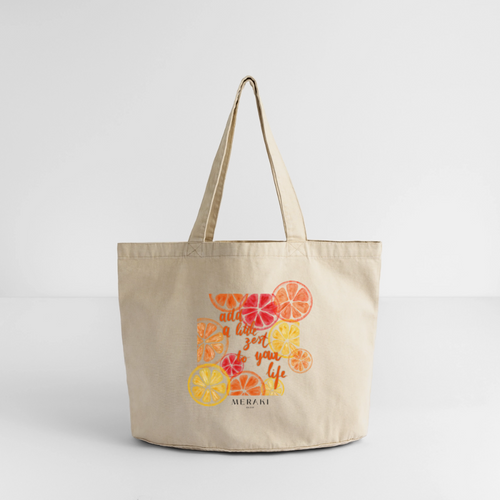 Vintage-Washed Shopper - Vintage Sand 