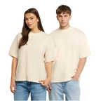 Oversized Bio T-Shirt - Chess - Natur