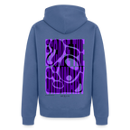 Männer Premium Kapuzenjacke - Taubenblau