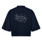 Boxy Frauen Recyceltes 1/2 Sleeved T-Shirt by Stanley/Stella - Navy