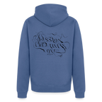 Männer Premium Kapuzenjacke - Taubenblau