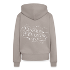 Frauen Premium Hoodie - Taupe