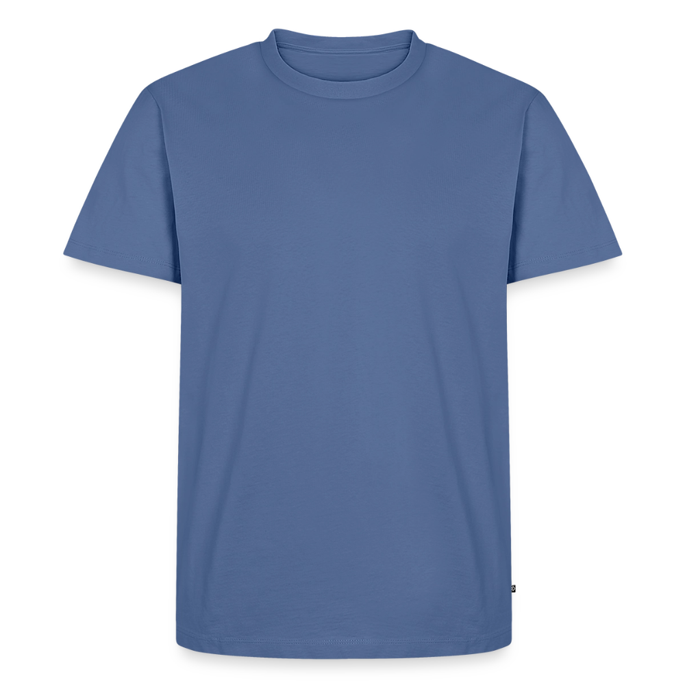 Männer Premium T-Shirt - TAKE THE RISK - Taubenblau