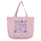 Vintage-Washed Shopper - Vintage Rosa