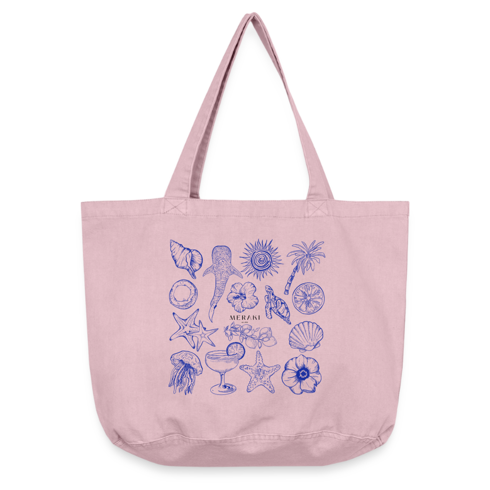 Vintage-Washed Shopper - Vintage Rosa