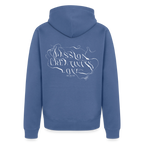 Männer Premium Kapuzenjacke - Taubenblau