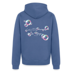 Männer Premium Kapuzenjacke - Taubenblau