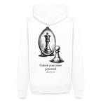 Männer Premium Hoodie - Weiß