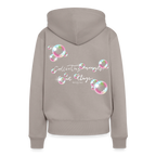 Frauen Premium Hoodie - Taupe