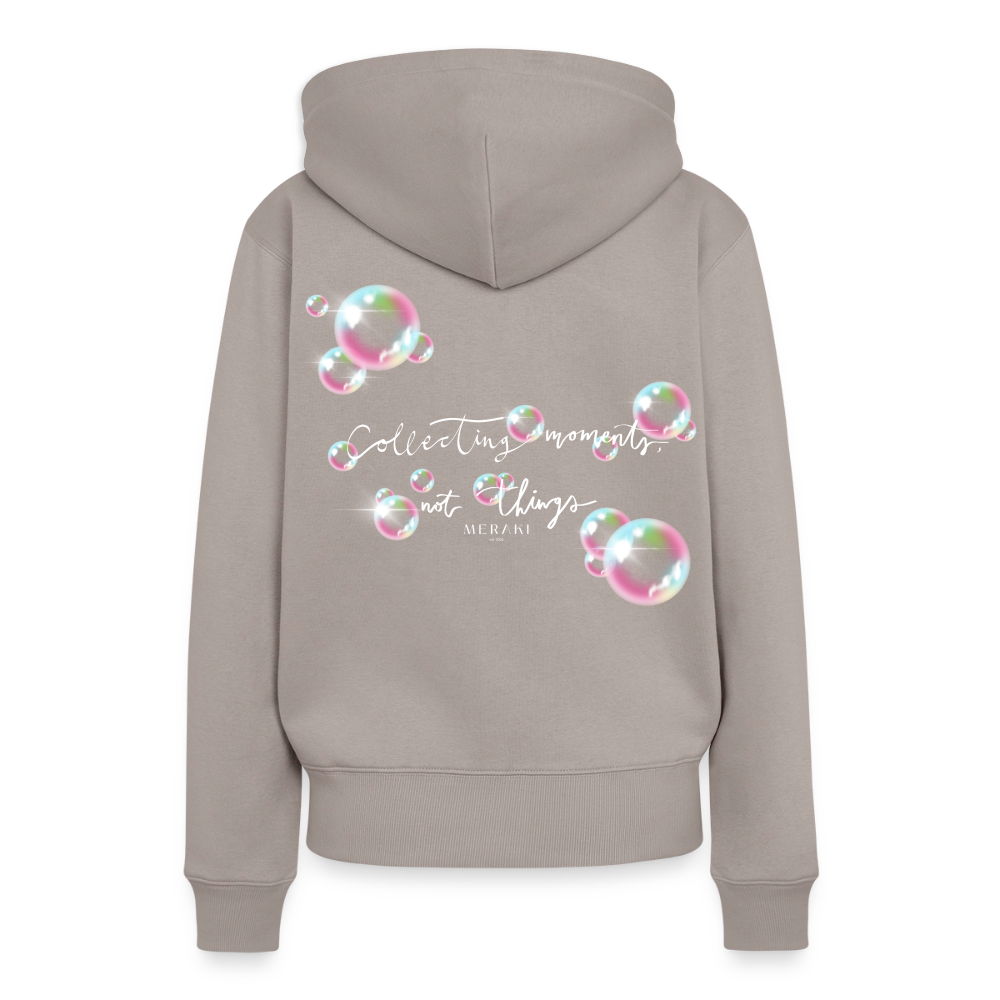 Frauen Premium Hoodie - Taupe