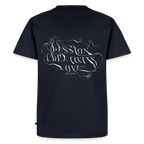Männer Premium T-Shirt - PASSION, CREATIVITY, LOVE - Navy
