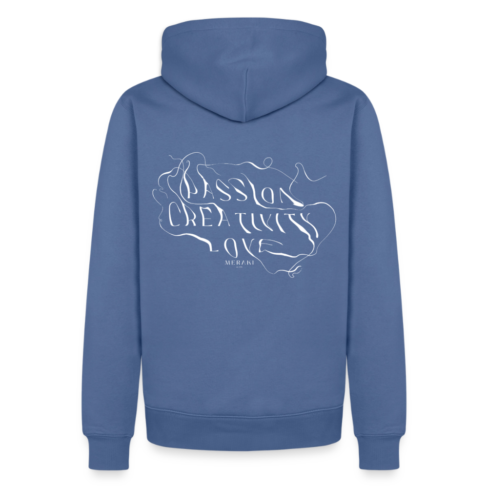 Männer Premium Hoodie - Taubenblau