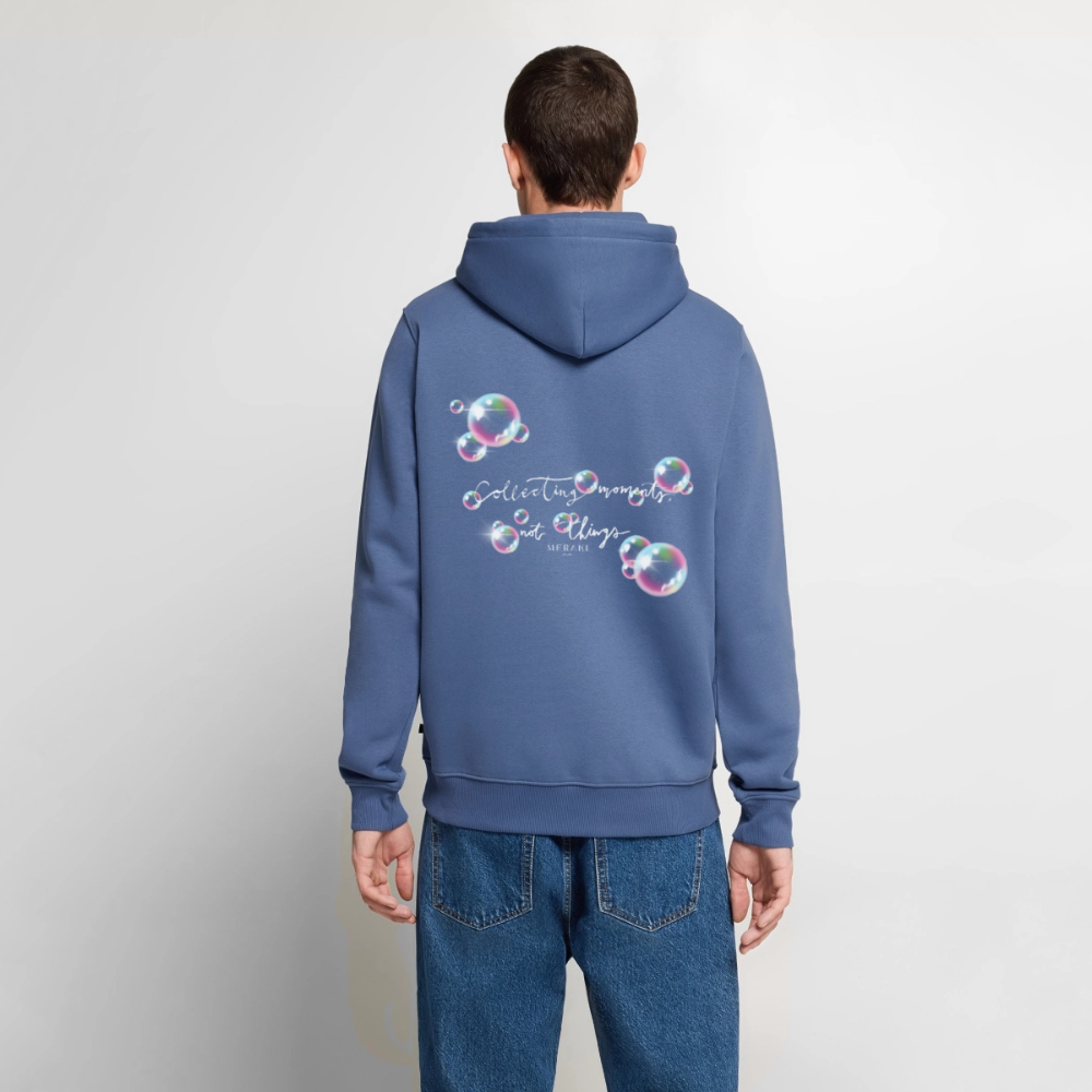 Männer Premium Hoodie - Taubenblau
