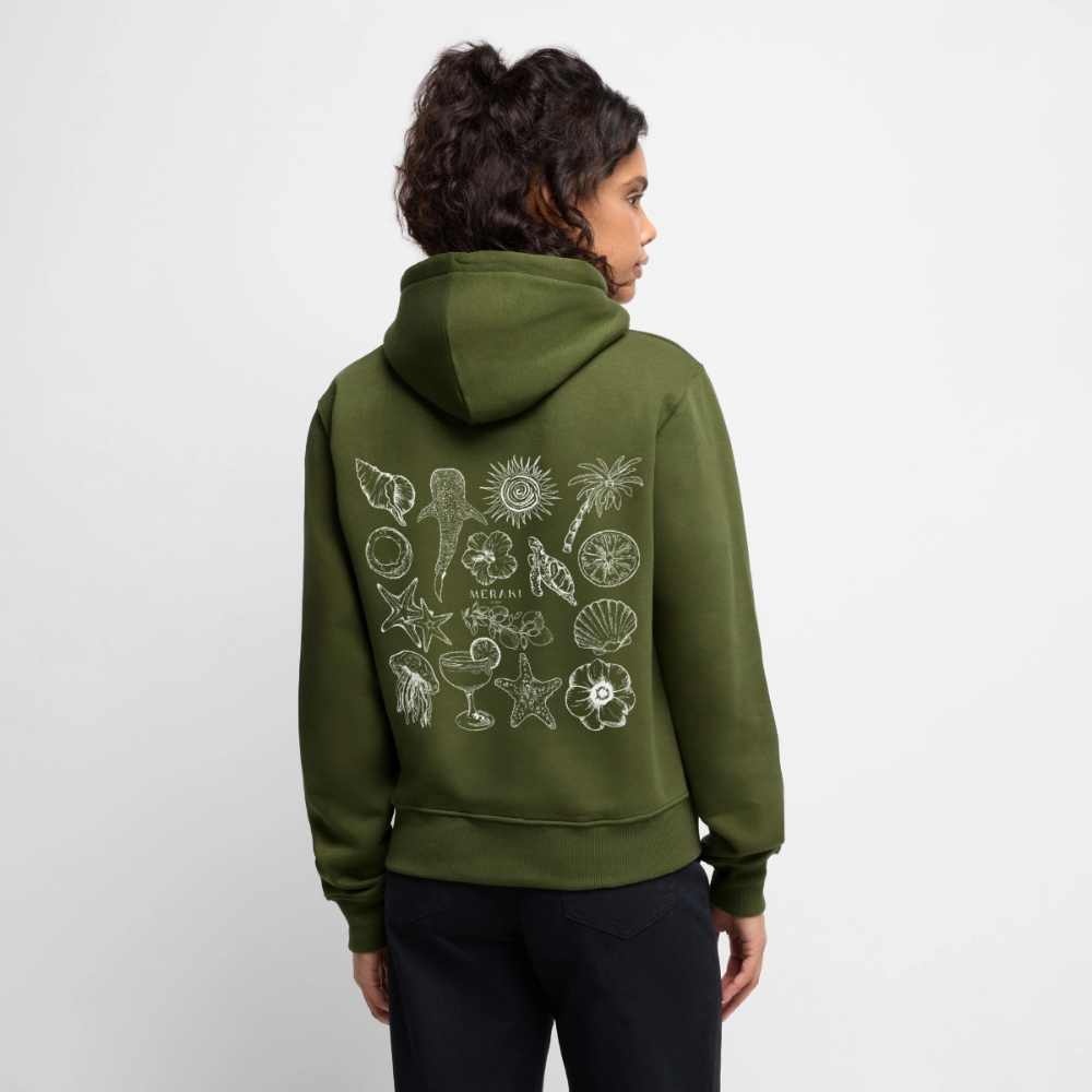 Frauen Premium Hoodie - Khaki