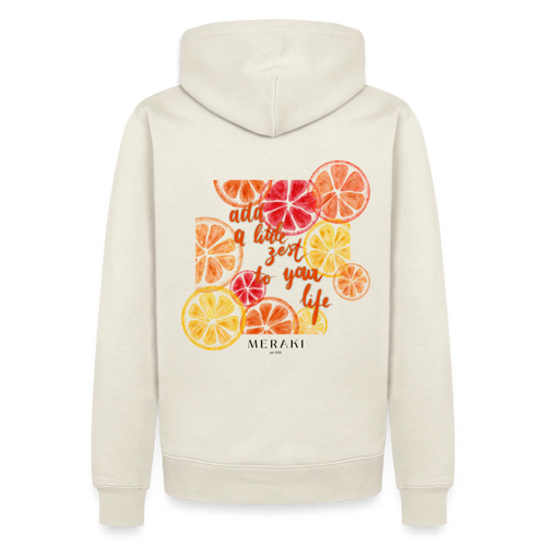 Männer Premium Hoodie - Naturweiß