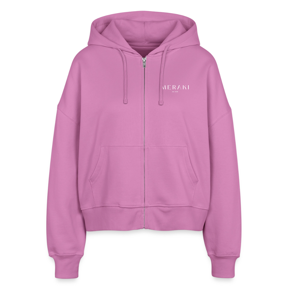Stanley/Stella Boxy Frauen Bio Zip Hoodie Ida - Pink