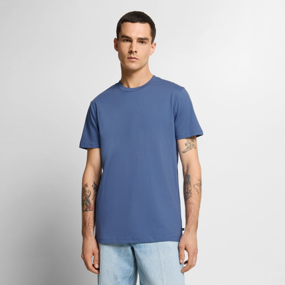 Männer Premium T-Shirt - TAKE THE RISK - Taubenblau