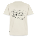 Männer Premium T-Shirt - PASSION, CREATIVITY, LOVE - Naturweiß