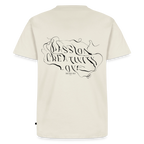 Männer Premium T-Shirt - PASSION, CREATIVITY, LOVE - Naturweiß