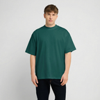 Oversized Heavyweight T-Shirt - Seifenblasen - hunter Green