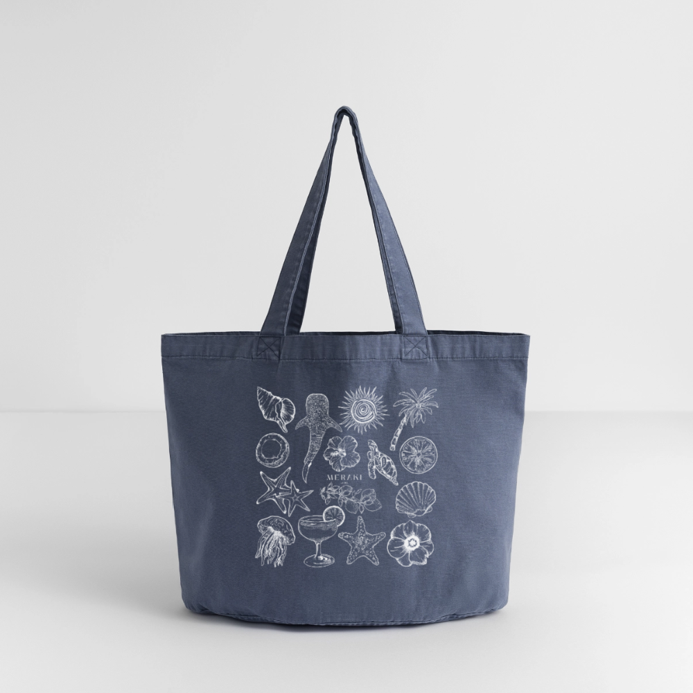 Vintage-Washed Shopper - Vintage Denim