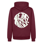 Männer Premium Hoodie - Burgunderrot