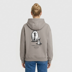 Oversized Heavyweight Hoodie - CHESS - Taupe