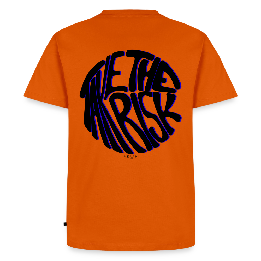 Männer Premium T-Shirt - TAKE THE RISK - Orange 