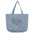 Vintage-Washed Shopper - vintage light blue