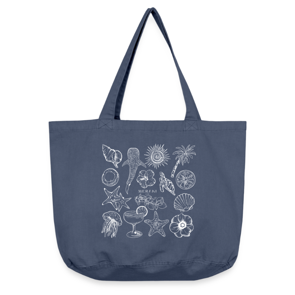 Vintage-Washed Shopper - Vintage Denim
