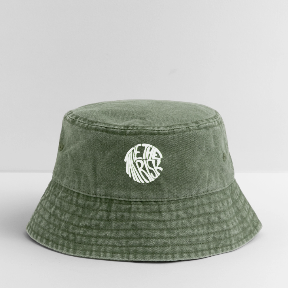 Vintage Bucket Hat - Olivgrün vintage