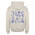 Oversized Heavyweight Hoodie - Sommergefühle - Beige