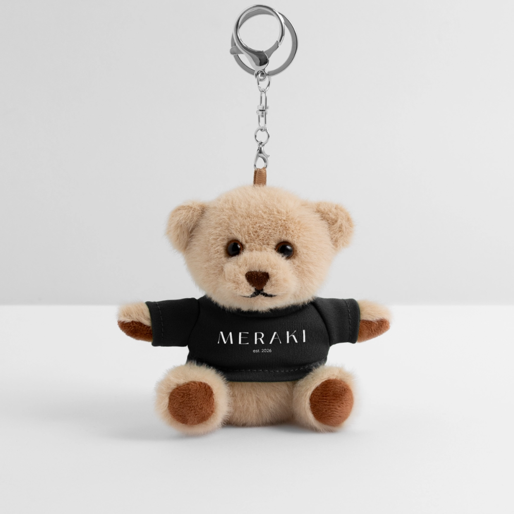 Teddy Schlüsselanhänger - Schwarz