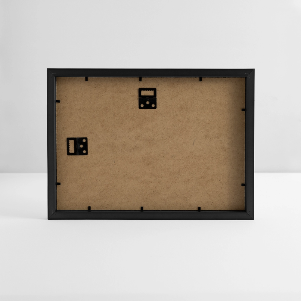 Gerahmtes Poster (37 × 27 cm) - Schwarz