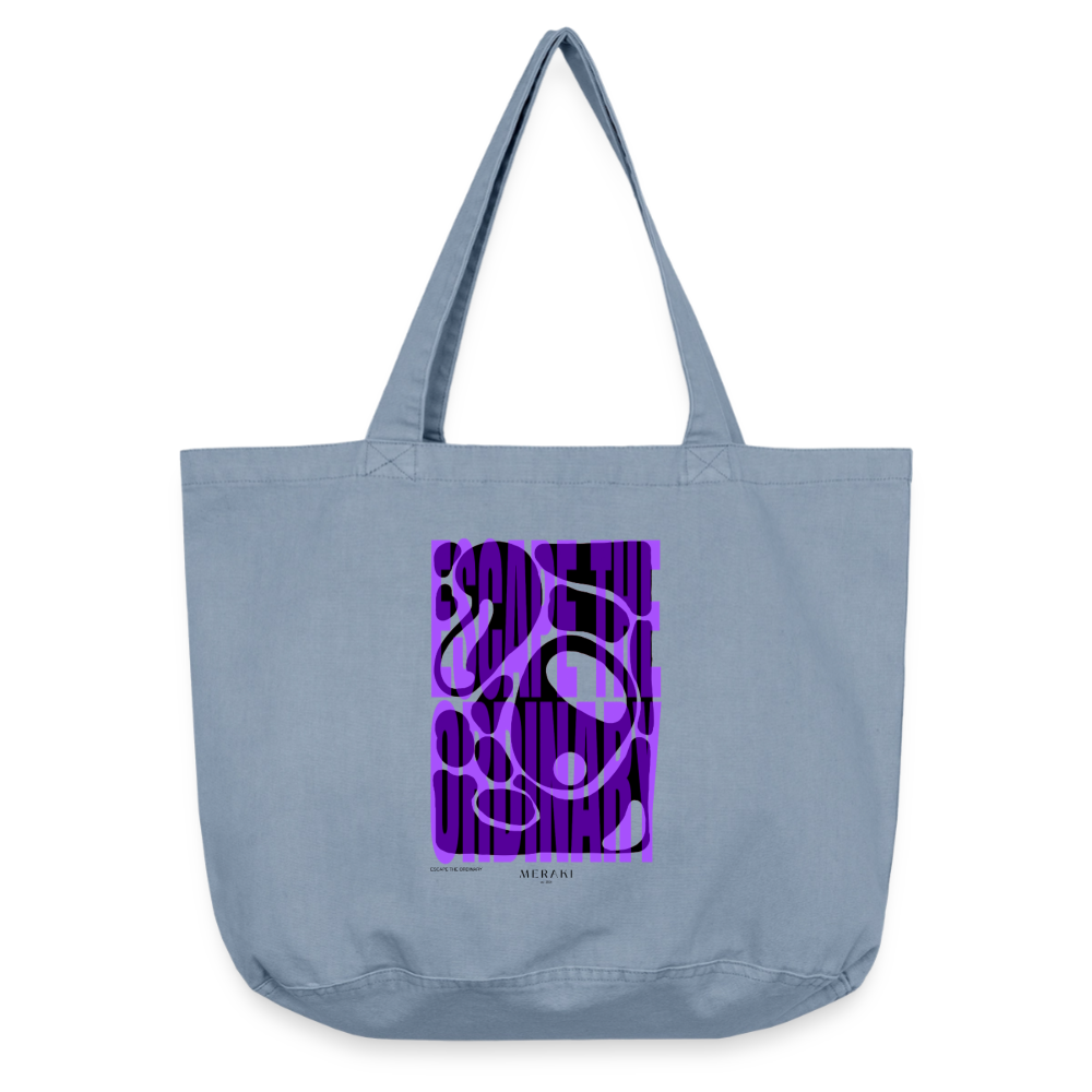 Vintage-Washed Shopper - vintage light blue