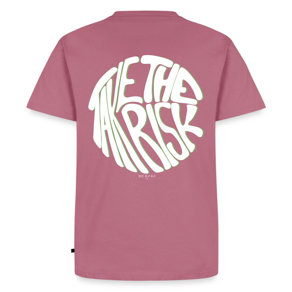 Männer Premium T-Shirt - TAKE THE RISK - Mauve