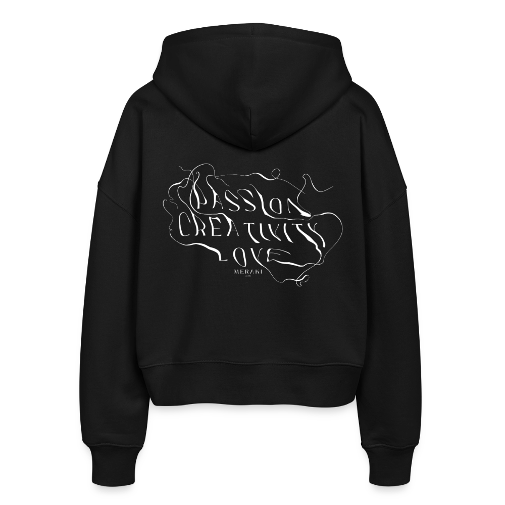 Stanley/Stella Boxy Frauen Bio Zip Hoodie Ida - Schwarz