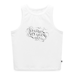 Cropped Frauen Organic Tank Top - Weiß