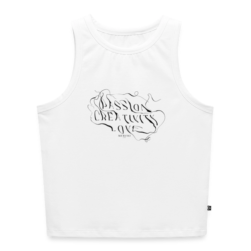 Cropped Frauen Organic Tank Top - Weiß