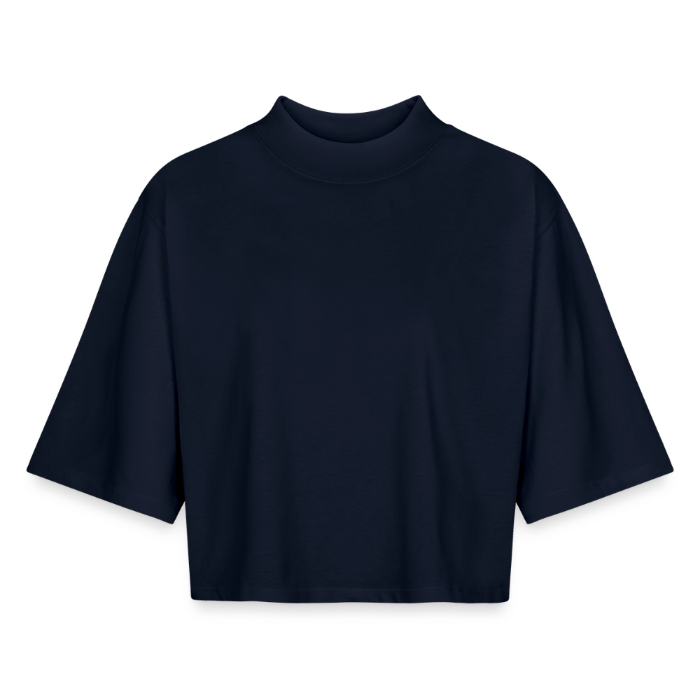 Boxy Frauen Recyceltes 1/2 Sleeved T-Shirt by Stanley/Stella - Navy