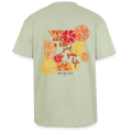 Oversized Heavyweight Unisex T-Shirt - Leichtes Salbeigrün 