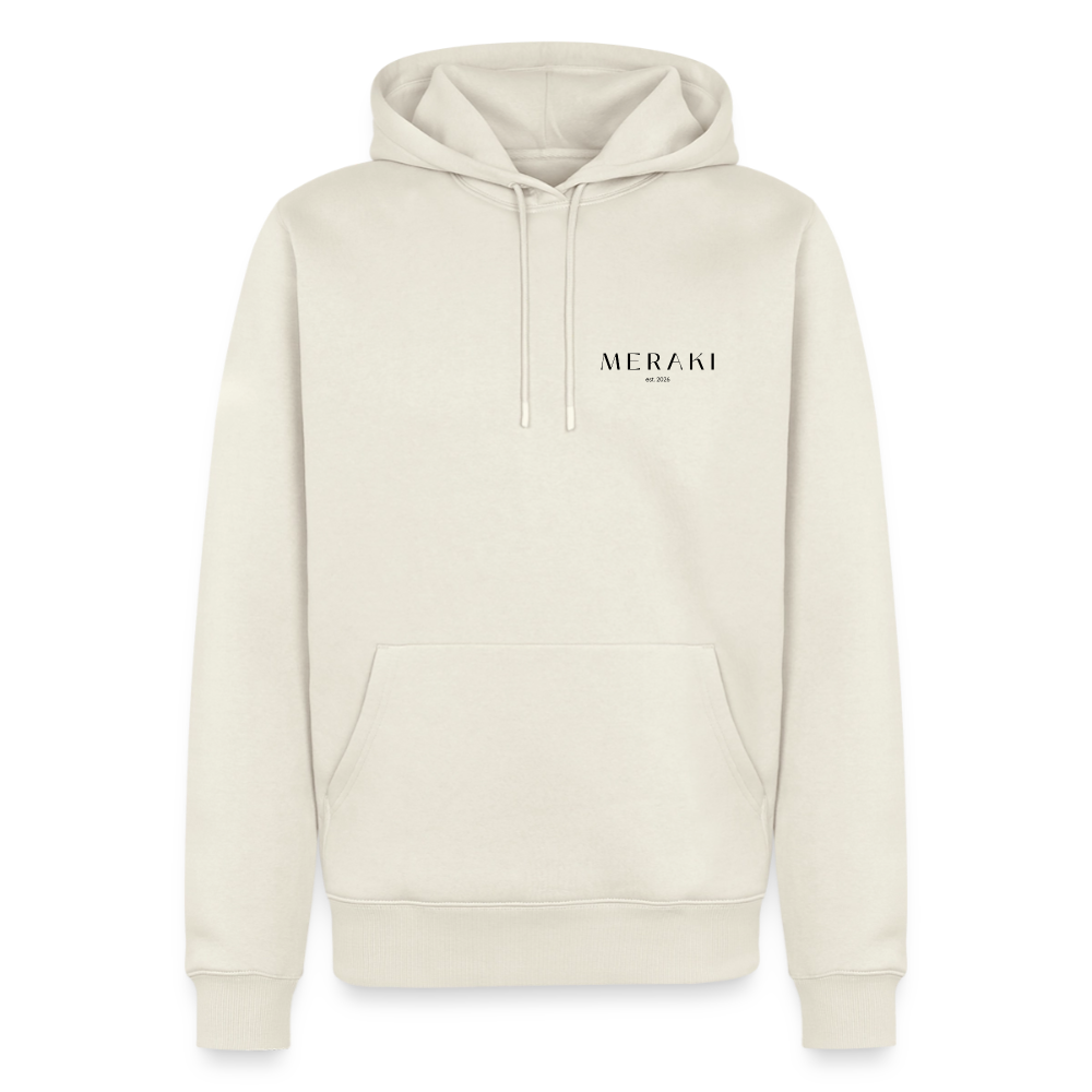 Männer Premium Hoodie - Naturweiß
