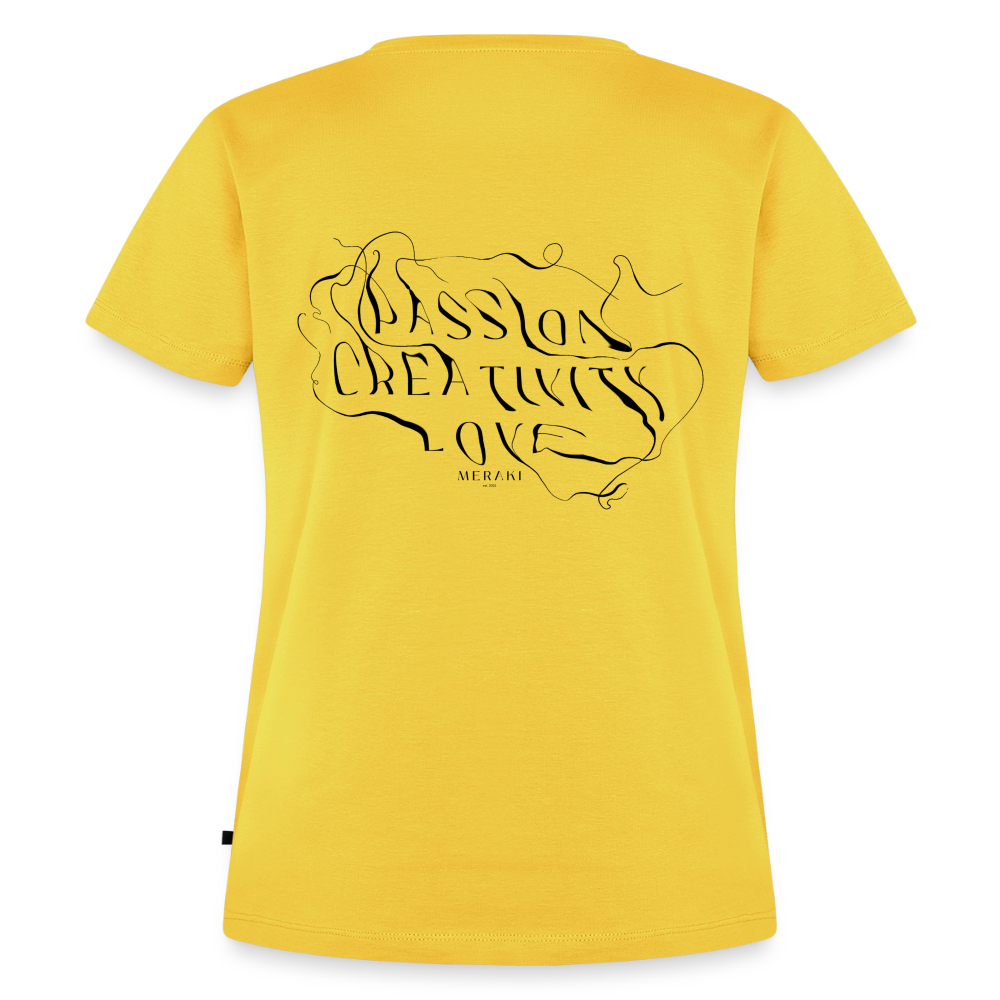 Frauen Premium T-Shirt - Sonnengelb