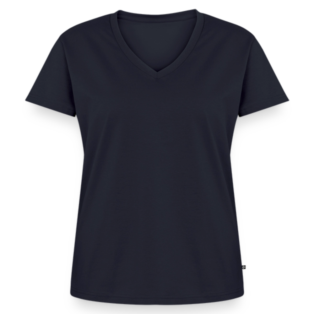 Frauen Bio-T-Shirt mit V-Ausschnitt von Stanley & Stella - Navy