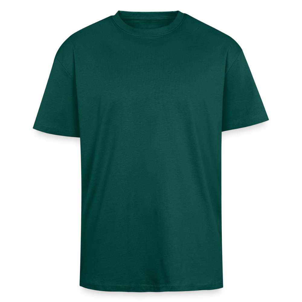 Oversized Heavyweight T-Shirt - TAKE THE RISK - hunter Green