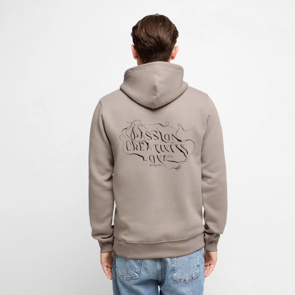 Männer Premium Hoodie - Taupe